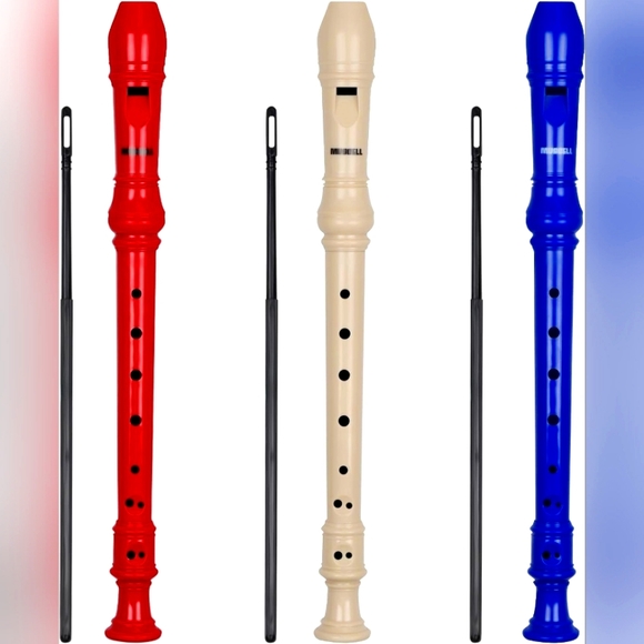 8 Holes German Soprano Recorders (3 choices of colours) - MUSCELL - Picture 1 of 4